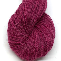Varde pelsullgarn, mørk rosa