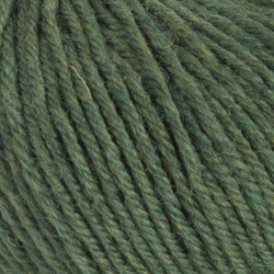 Lanolin Wool - Olivengrønn melert