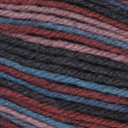 Stripy Tynt Strømpegarn - Marine/Denim striper