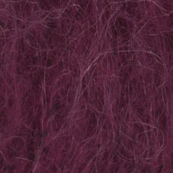 Lace Kid Mohair - Vinrød
