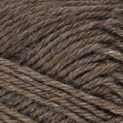 Silja Superwash - Mørk brun melert