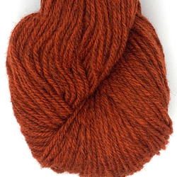 Embla ullgarn, mørk terracotta