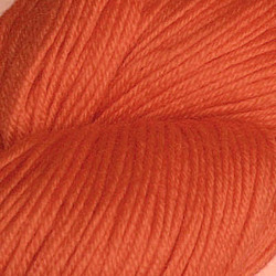 Hjerte superwash 12/4, Lys oransjerød