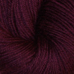 Hjerte superwash 12/4, Mørk rødlilla