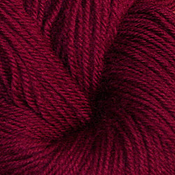 Hjerte superwash 12/4,Lys burgunderrød