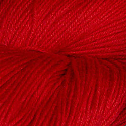 Hjerte superwash 12/4, Rød (kald)